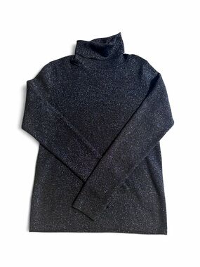 Express Black Sparkle Knit Top